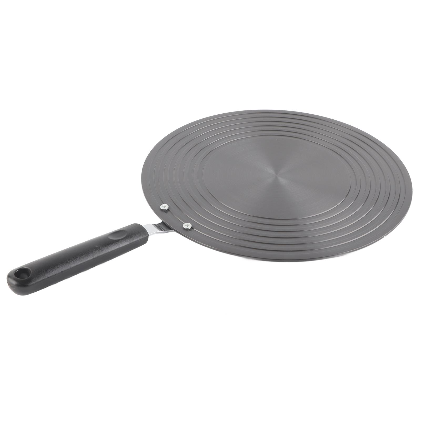 

Пластина для приготовления пищи с ручкой 6 мм Алюминиевый сплав Пластина-рассеиватель тепла для размораживания продуктов 28 см 11 дюймов 28cm / 11.0in