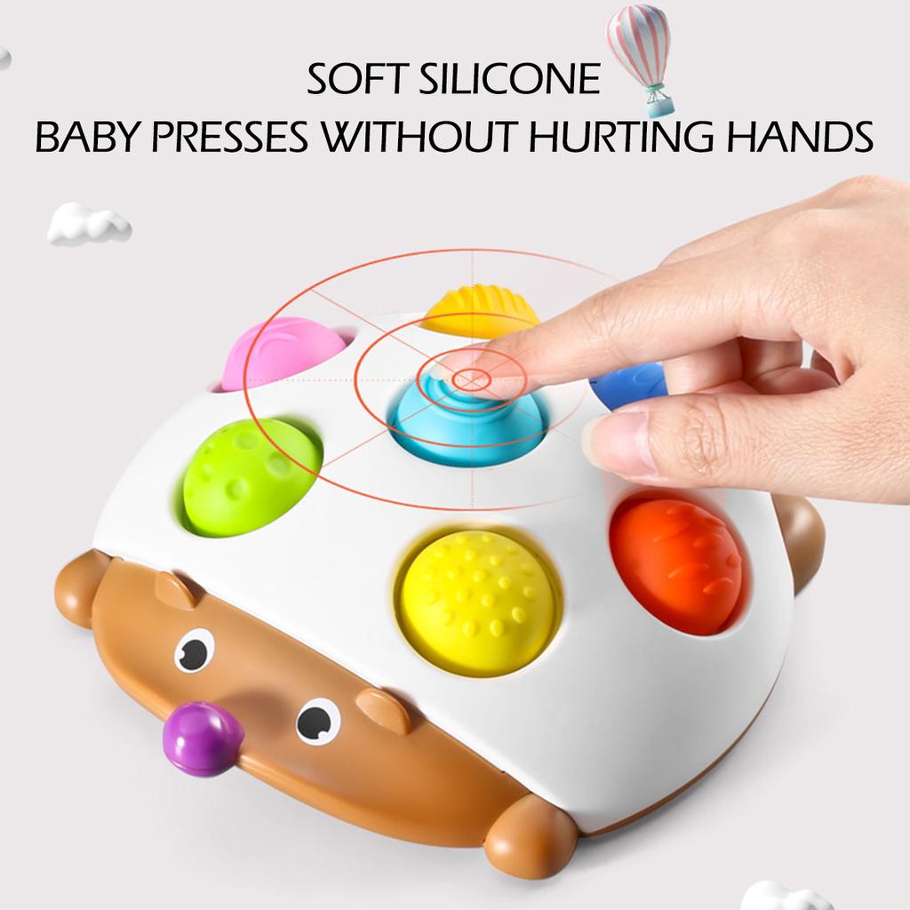1pcs squeeze Push Pop Toys Kids Finger Press silicone Fidget sensory Toys ForBaby Adults Decompression Toy