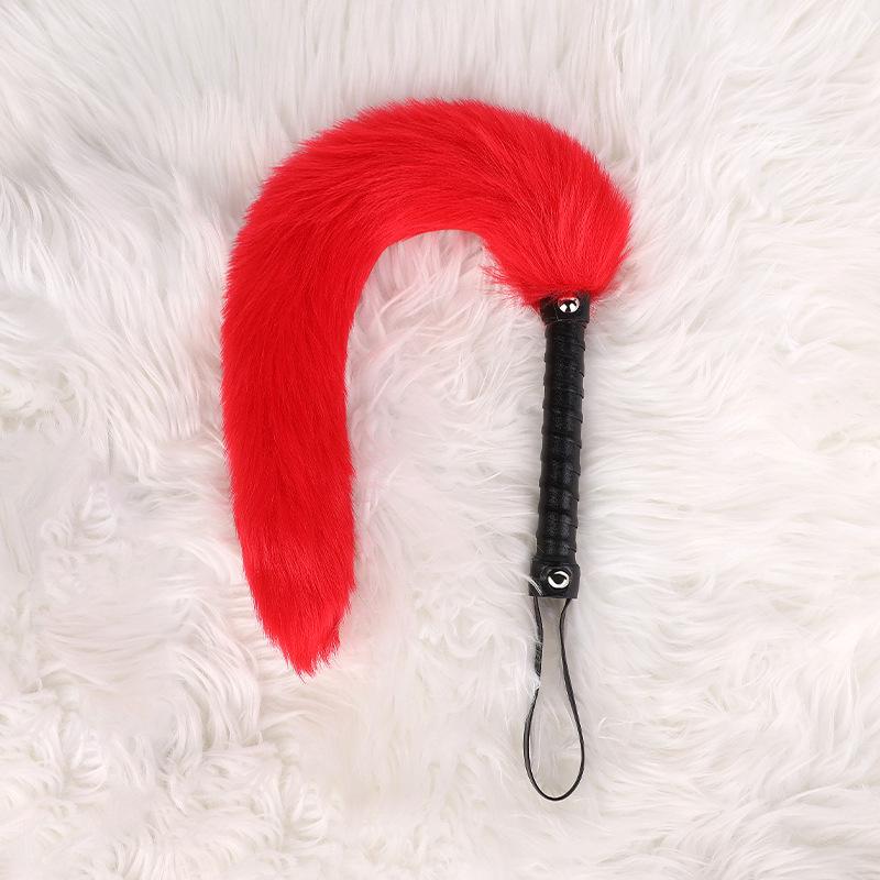 Seductive Leather Whip for Erotic Teasing and Flirty Foreplay