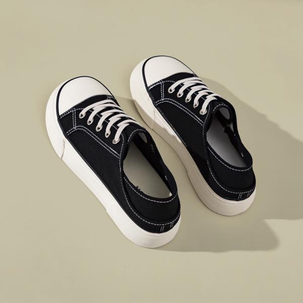 

Модная повседневная женская обувь слипоны черные балетки на платформе эспадрильи летняя новинка слипоны тканевые для отдыха шнуровка парусиновые туфли женские 35