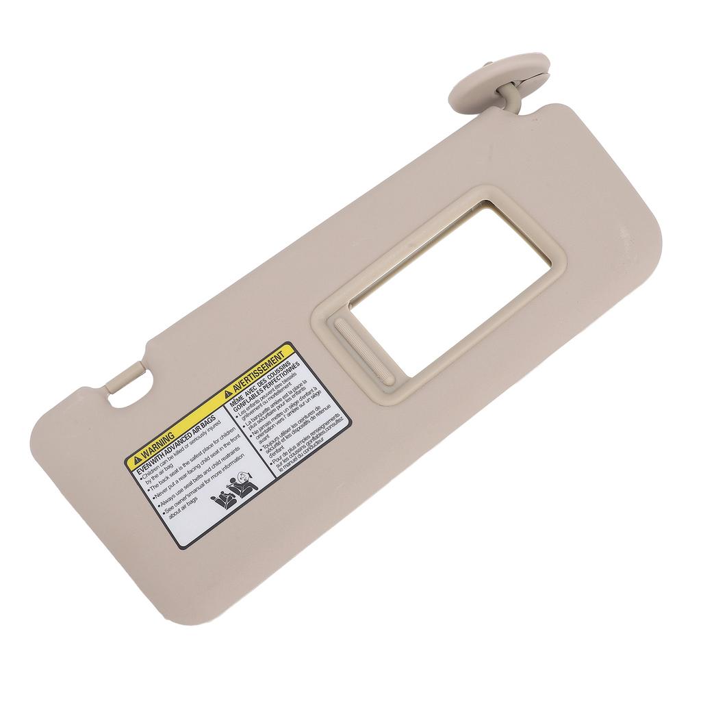 Front Right Passenger Side Sun Visor with Makeup Mirror Sun Blocking Elegant for RAV4 2004 To 2005