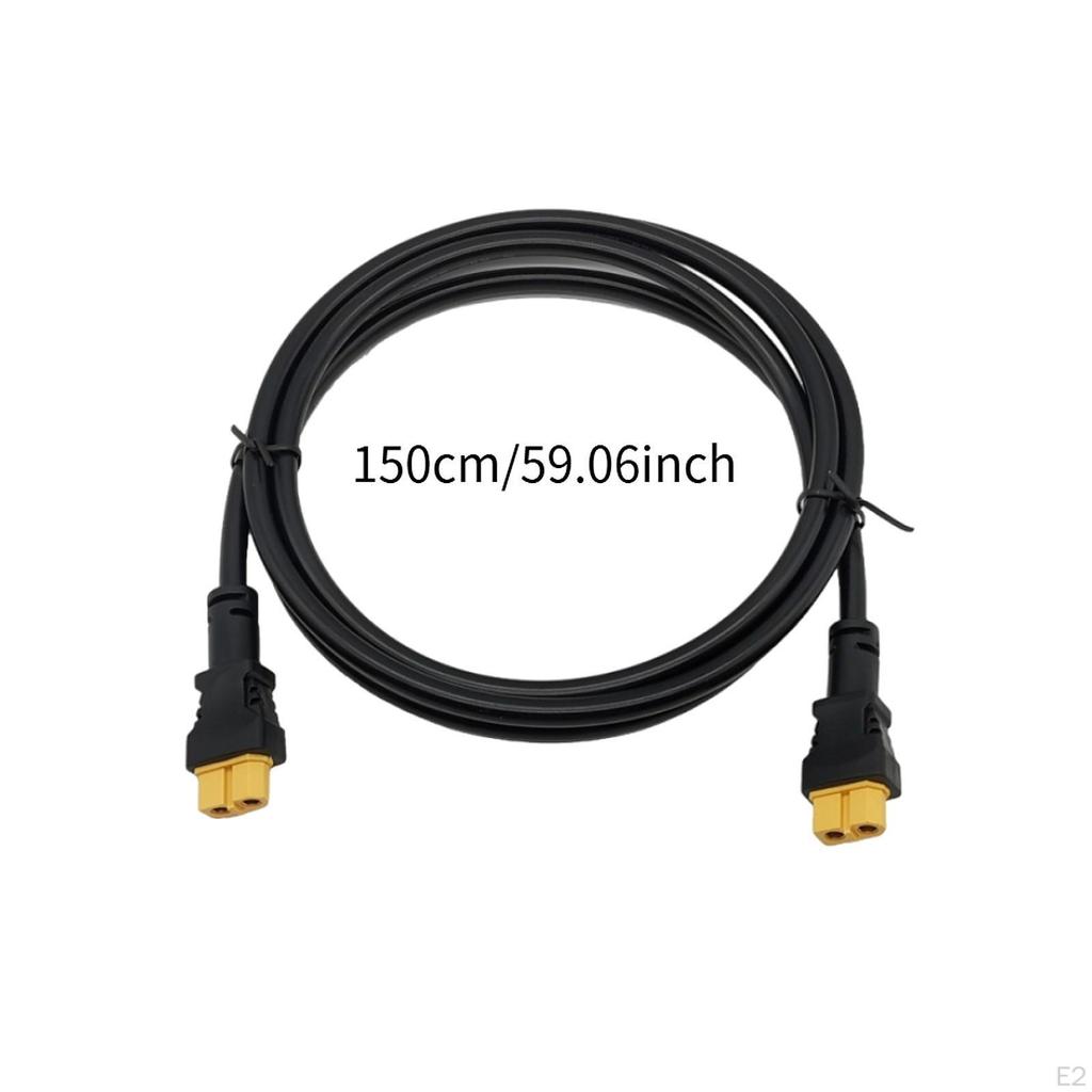 1.5M XT60 Solar Cable Connector Versatility Sturdy Charging Line