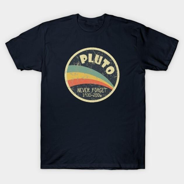 Never Forget Planet Pluto T-Shirt, vintage 90s Unisex T-Shirt XXL