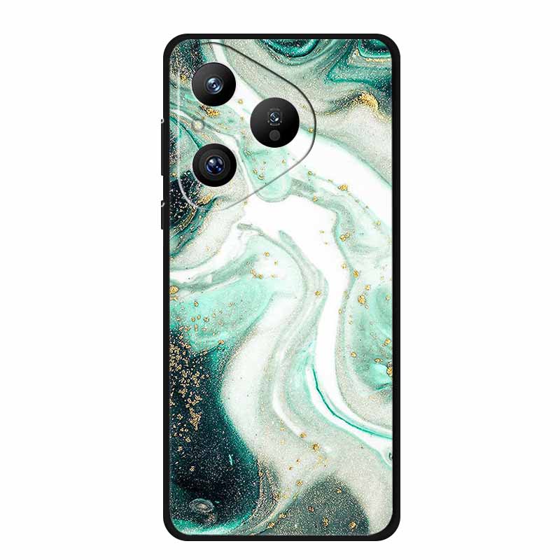 For Huawei Pura 80 5G Case Marble Granite Textured Soft Silicone TPU Phone Case For Pura80 5G Bumper Coque Mica Painted Cover