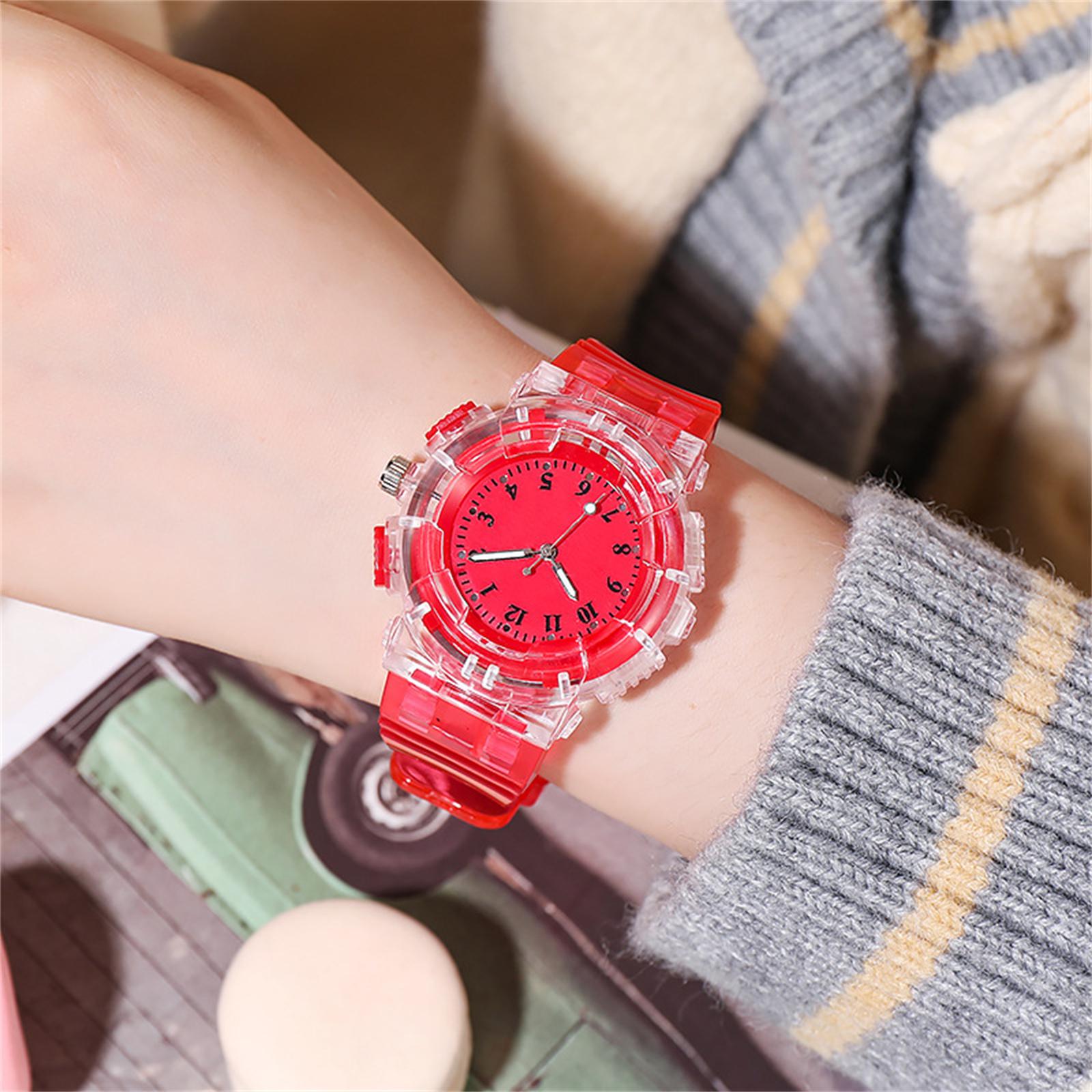 

Мужские водонепроницаемые светящиеся наручные часы-будильник для бега One Size