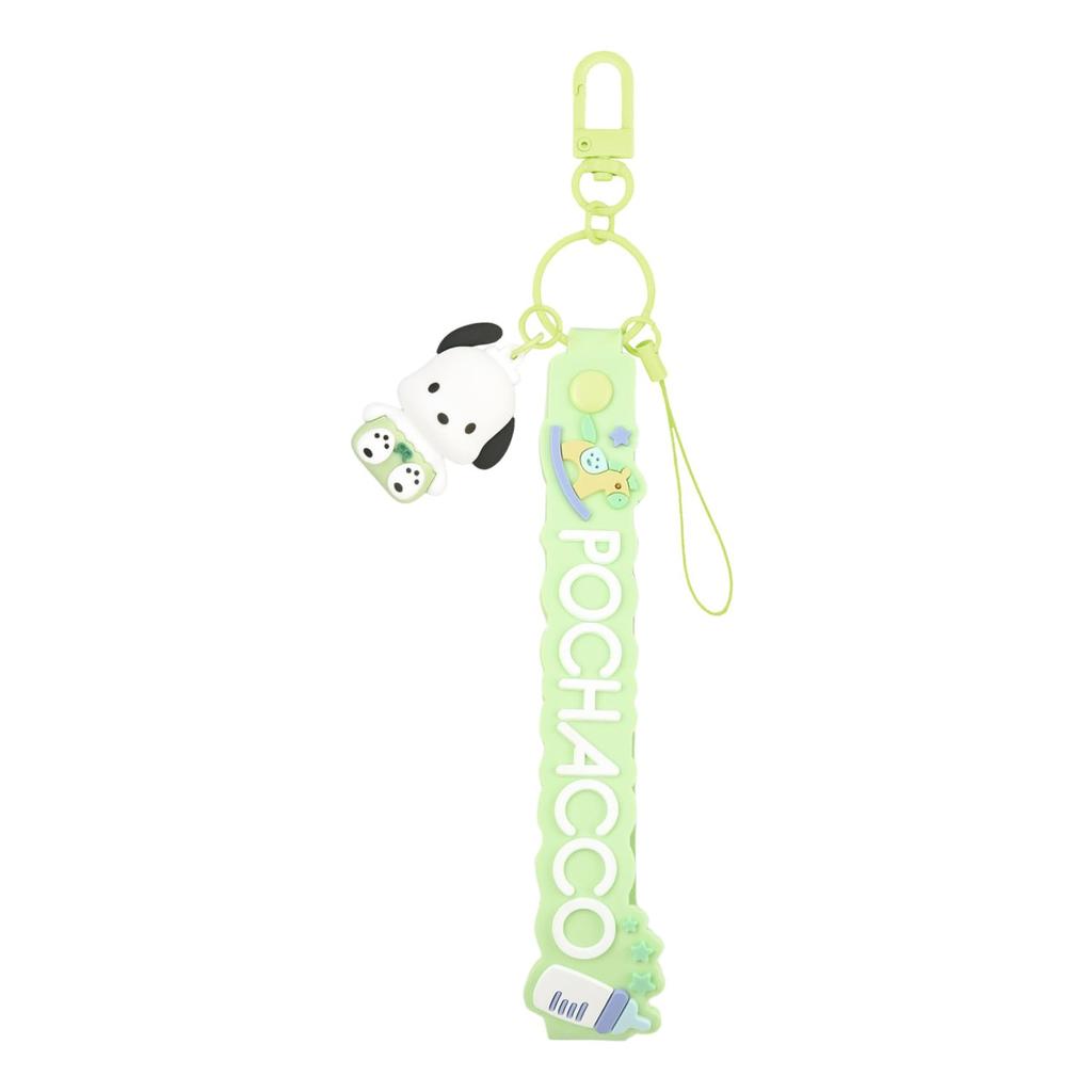 Gourmandies Sanrio Characters 3D Mascot Hand Strap with Pochacco SANG-430PC