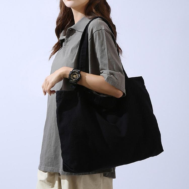 Shopping Shoulder Bag Large Capacity Hobo Bags Women Girl Canvas Tote Bag