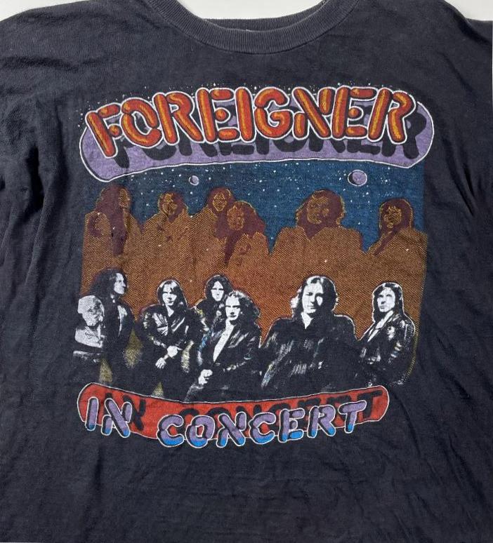 New Popular Foreigner Band White T-Shirt Cotton Full Size XXXXL