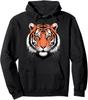 Funny Tiger Costume Zoo Tiger Print Tiger Lover Unisex Hooded Sweatshirt