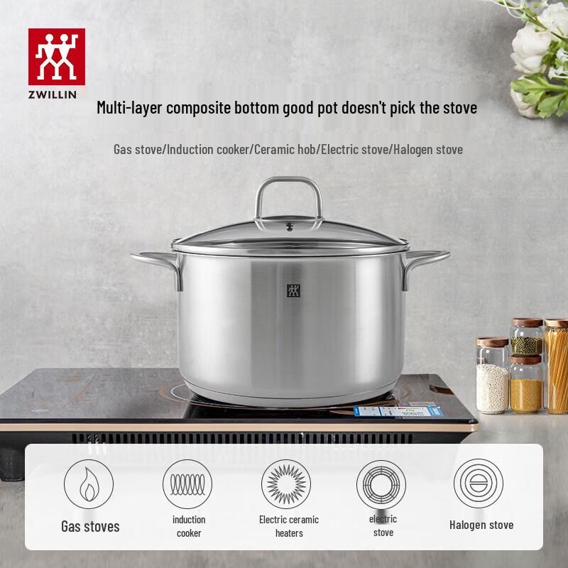 ZWILLING 304 Stainless Steel Deep Pot