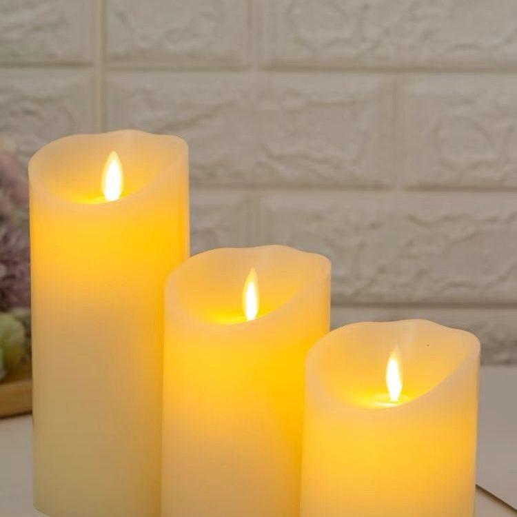 Rechargeable LED Candle Lights with Remote Control for Weddings, Birthdays, and Romantic Proposals