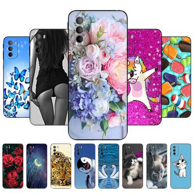 Pour Motorola Moto G41 G51 Coque Arrière Pour Moto G31 Pas de trou pour empreinte digitale Étui de Téléphone Protecteur Silicone Souple Noir Étui en TPU