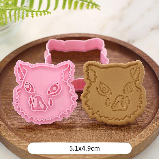 Cartoon Dämon Cutter Form Slayer Figur Cookie Pressen Figur 3D Backen Geschenk