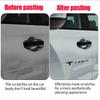 Autoaufkleber 2025 Neu Tesla 4 Stück PVC Auto Frontscheibenaufkleber Karosserie Dekorative Aufkleber Für Tesla Roadster Cybertruck Model 3 Mod