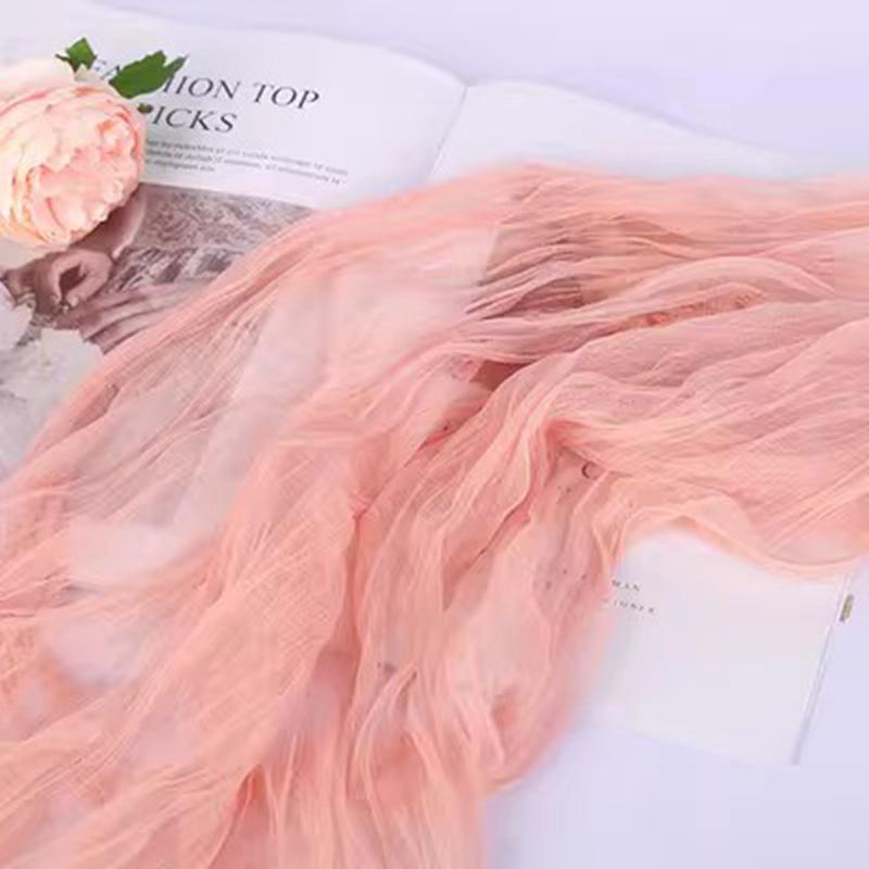 

Мятая кремовая пряжа, цветочная сетка, фотофон 1.2*3 meters