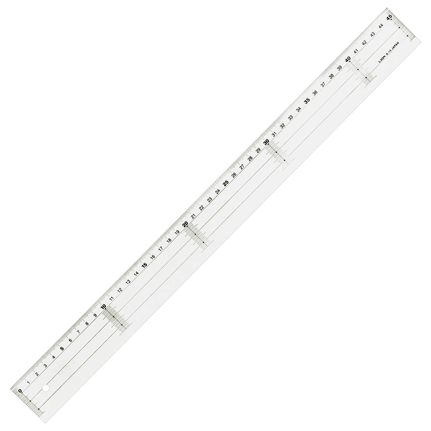 

Lion Office Equipment Straight Ruler 45cm Acrylic A-15