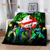 Cartoon G-Ghostbusters Movie Plush Blanket,Flannel Blanket Throw Blanket for Living Room Bedroom Bed Sofa Picnic Leisure Napping