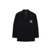 MLB New York Yankees Solid Logo Straight Cut Single-Breasted Suit Unisex suit Black 3LJKB0231-50BKS