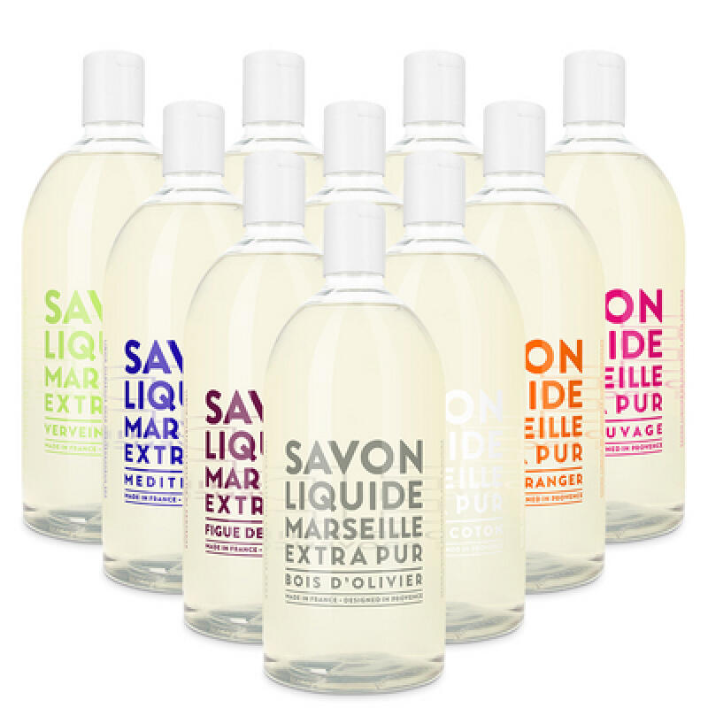 Extra Pure Liquid Soap Refill 1000ml (10 Scents) Cotton flower