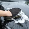 Car Wash Sponge Gloves Microfiber Soft Thickened Car Wash Supplies Rag Universal Home Kitchen Glass Cleaning Accessories Gloves