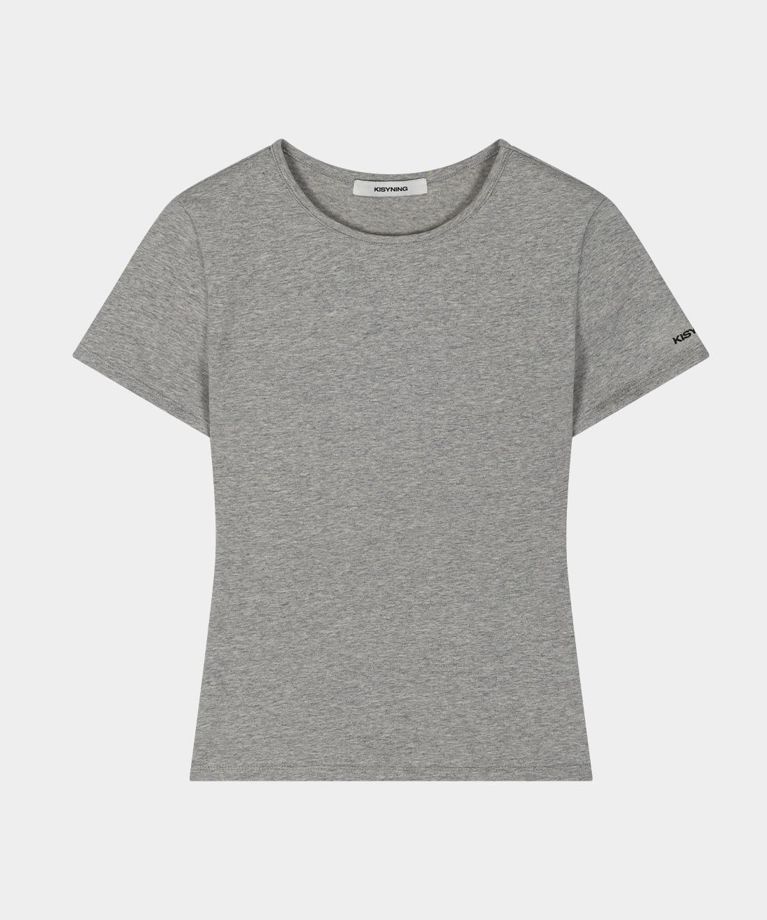 Kissing By Your Side Logo Top (Melange) Melange