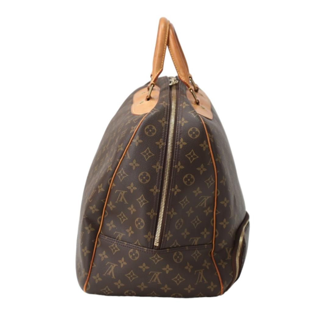 Louis Vuitton Monogram Evasion Boston Bag Sports Bag Monogram Canvas Brown Used