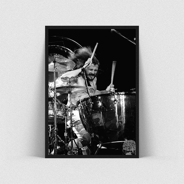 

Певица, звезда, постеры и принты, Джон Бонэм, поп, рок-н-ролл, холст, картина на лофте, черно-белая классическая музыка, настенный декор, принт без рамки 40*50cm