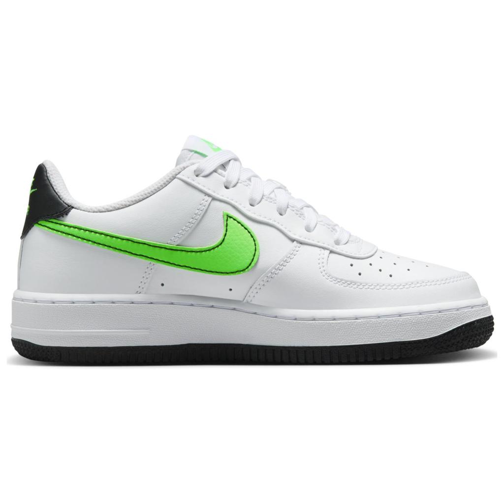 Nike Sneakers Air Force 1 GS Bianche Verdi Strike Bambini Nere FV5948-106