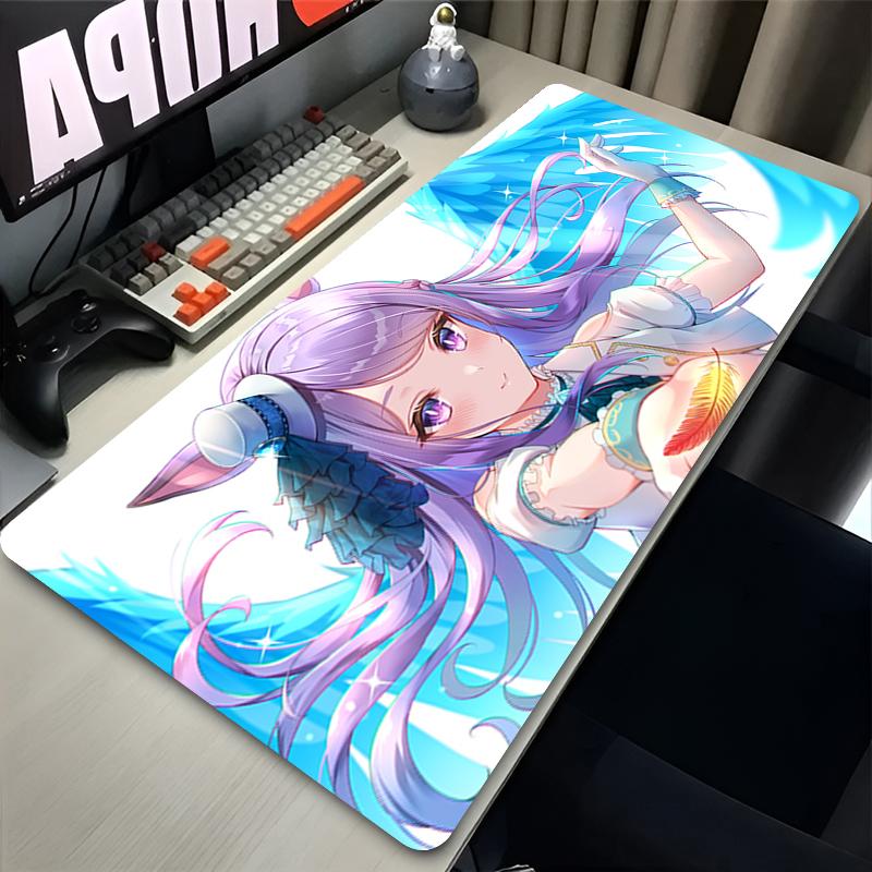 Mouse Pad Anime Uma Musume Pretty Derby Kitasan Mousepad Nonslip Suitable For Office Computers Laptops Esports Game Desk Mats