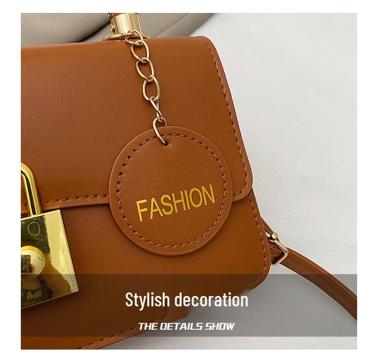 Women's Retro-Style Versatile Solid Color Handbag - High-End Feel, Fashionable Crossbody/Shoulder Bag for Commuting 2026.