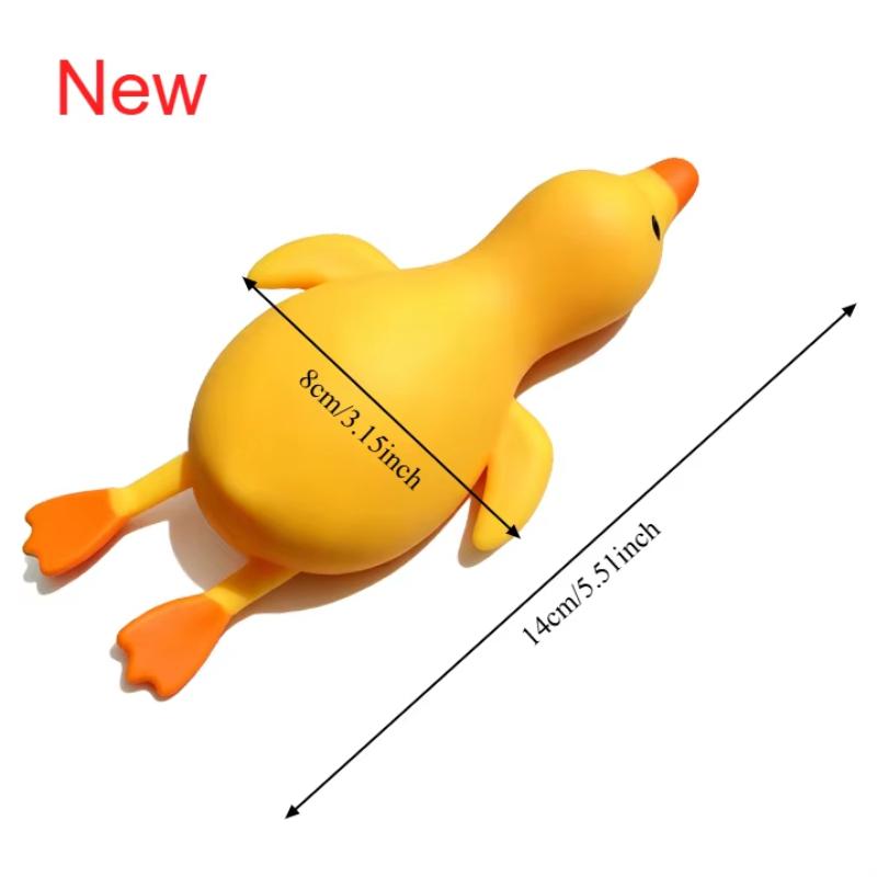 Cute Yellow Duck Squishy Fidget Toys Soft Slow Rising Stress Relief Squeeze Toy Decompression Stretch Toy Friend Best Gift