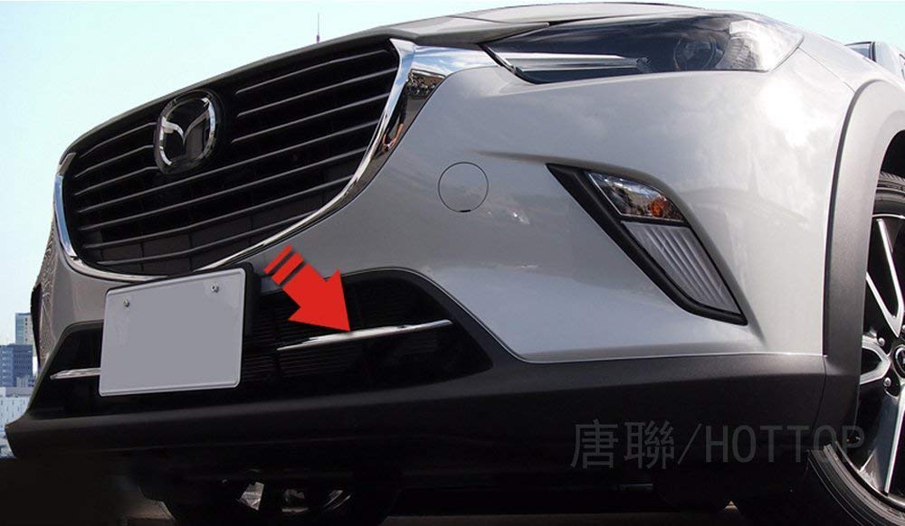 Speed Garage Mazda DK Series Front Grille Bumper Chrome Cover Garnish for Mazda Custom Parts CX-3 CX-3 Dress-Up