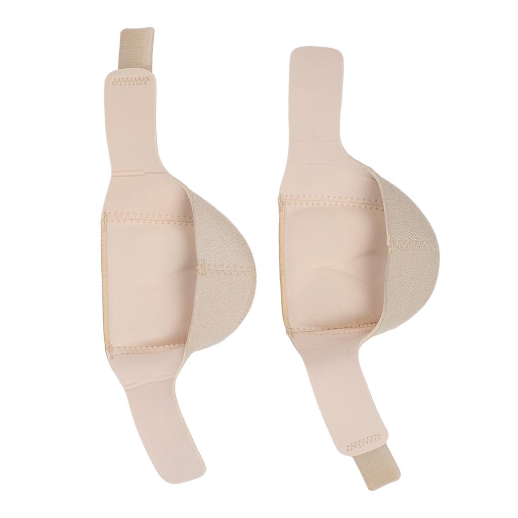 Plantar Fasciitis Heel Protectors Pain Relieve Cups   Breathable Support Cushion Beige