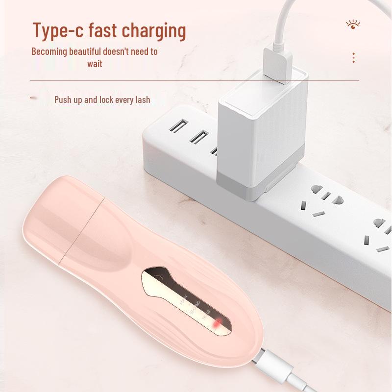 5D Rechargeable Eyelash Curler: Pinch-Free, Heats to Curl Upper & Lower Lashes