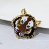 New Acrylic Tiger Brooch Pin Fashion Acetate Fiber Jewelry Animal Design Coat Accessories High Quality