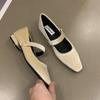 Fashion 2025 Spring Women Mary Jane Shoes Fashion Shallow Shoes Concise Soft Sole Dress Ballerina Shoes