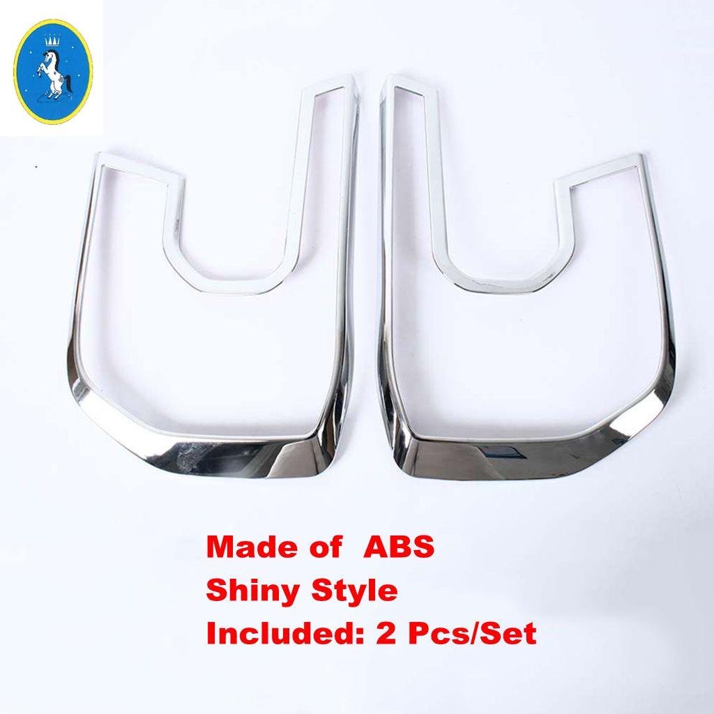 

Carbon Fiber Car Front Head Lights / Rear Tail Taillight Lamps Frame Decoration Cover Trim For Ford Ranger 2024 Accessories Front Head Light-B