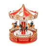 Light-up Rotating Carousel Music Box: Holiday Ornament & Storage Box