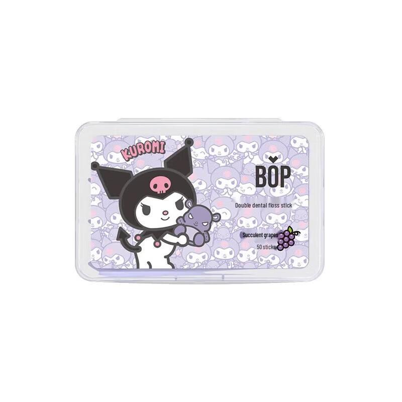 Pop Dual-Line Grape Dental Floss Picks