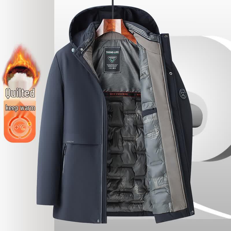 Pierre Cardin Men's Padded Parka Jacket