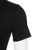 Men Crew Neck Short Sleeve Leotard Undershirt Press Button Crotch Bodysuit Casual Solid Color Skinny Jumpsuit for Daily Wear Layering