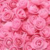 100pcs/bag Mini Rose Foam Flowers DIY Bouquet Wedding Party Decoration