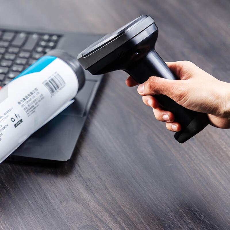 Deli Wireless Barcode & QR Code Scanner