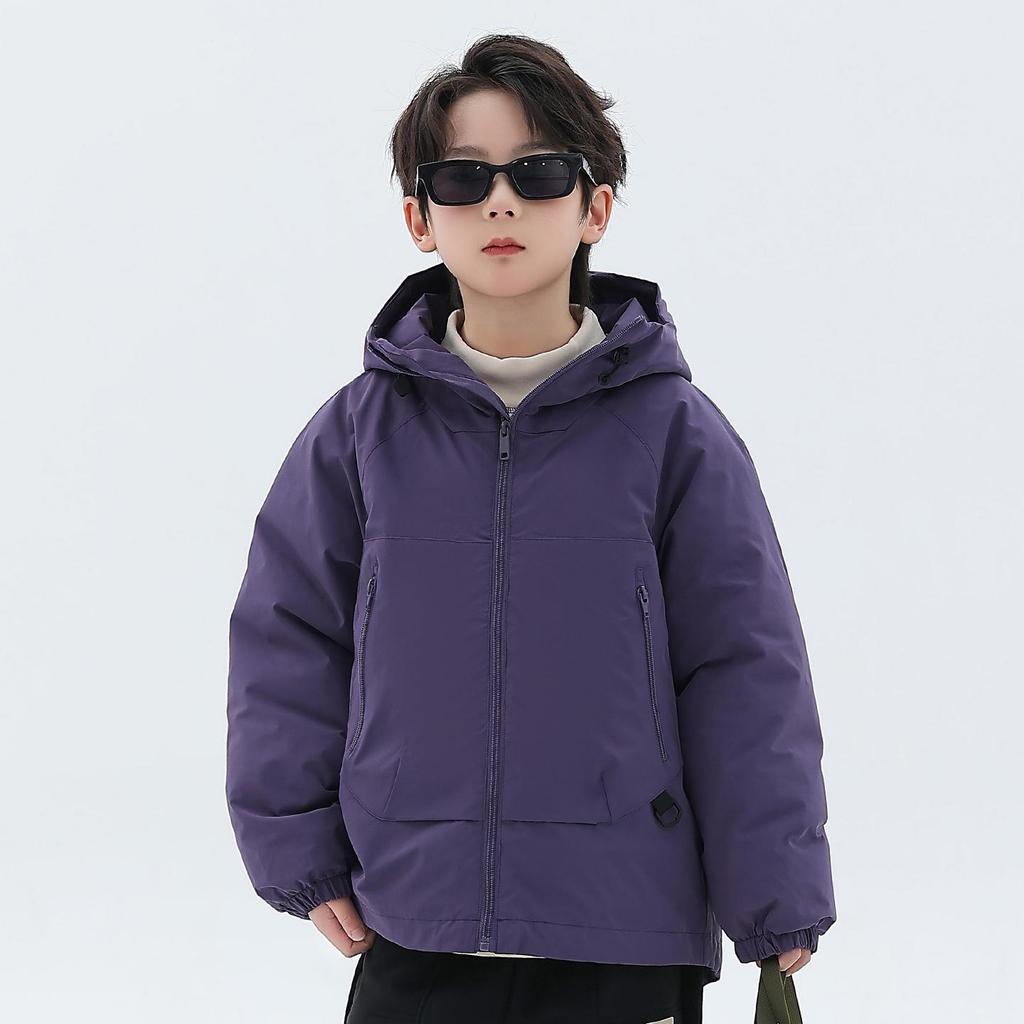 Children's Winter Ski Jacket 2025: Boys' Hooded Coat, Soft Shell, Warm Cotton Padded, for Kids