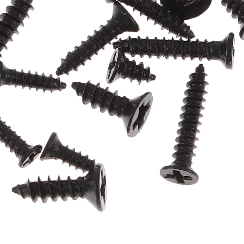 1200Pcs Carbon Steel Phillips Flat Head Screws Black Mini Screws  Digital Products