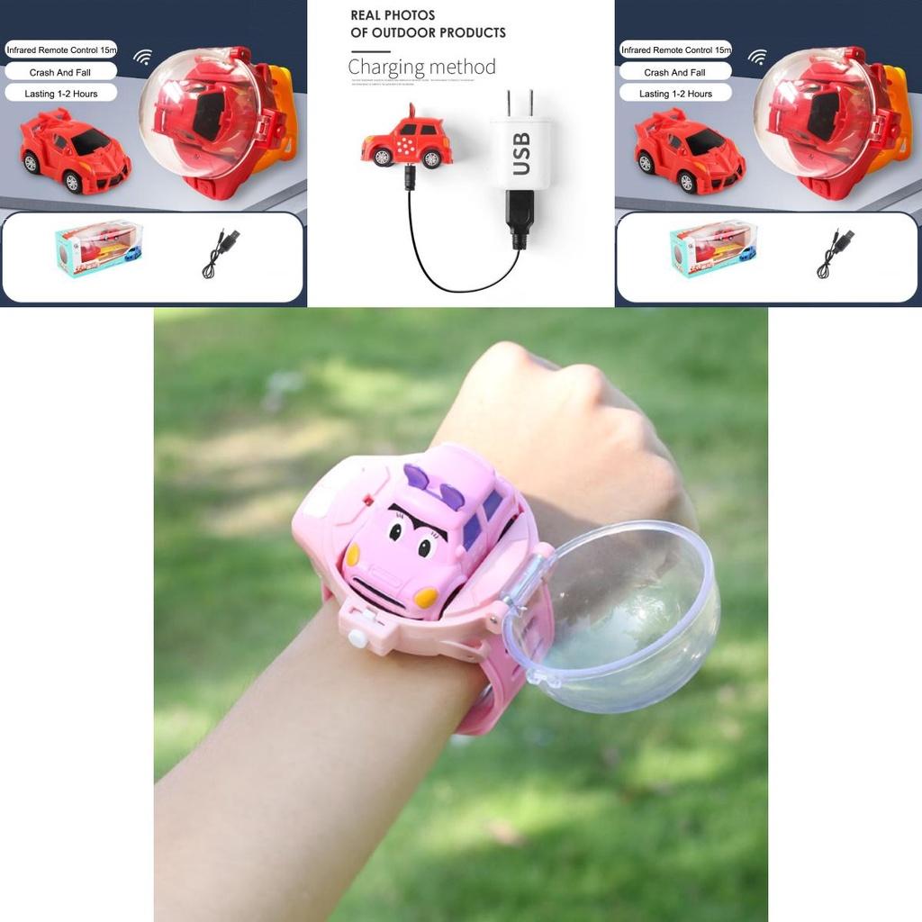 Creative Children's Watch Remote Control Car Toy Usb Charging 15m Range Long Battery Life