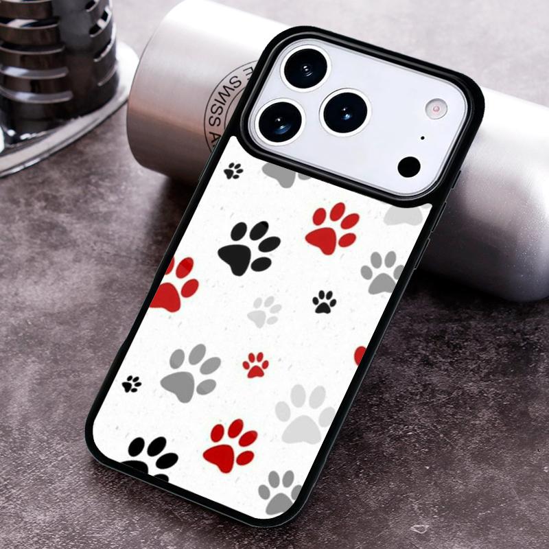 

Dog Paw Phone Case For iPhone 17 16 15 14 13 12 11 Pro Max Plus 17Air Soft Silicone Cover iPhone 16e