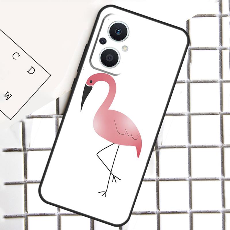 Flamingo For OPPO Reno 14F 13F 12F 11F 10 11 12 13 14 Pro 7 8 Lite 8T OPPO Find X6 X5 X8 X9 Pro Case