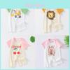Baby Cotton Short Sleeve Romper With Bonefree Shoulder Closure For Newborns Summer Wear