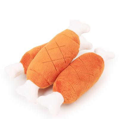 Animali Domestici Cani Gatti Pile Cosce di Pollo Peluche Giocattoli per Cani Squeak Chew Giocattolo Sonoro Adatto per Cani Domestici Piccoli e Medi Durabilità Peluche